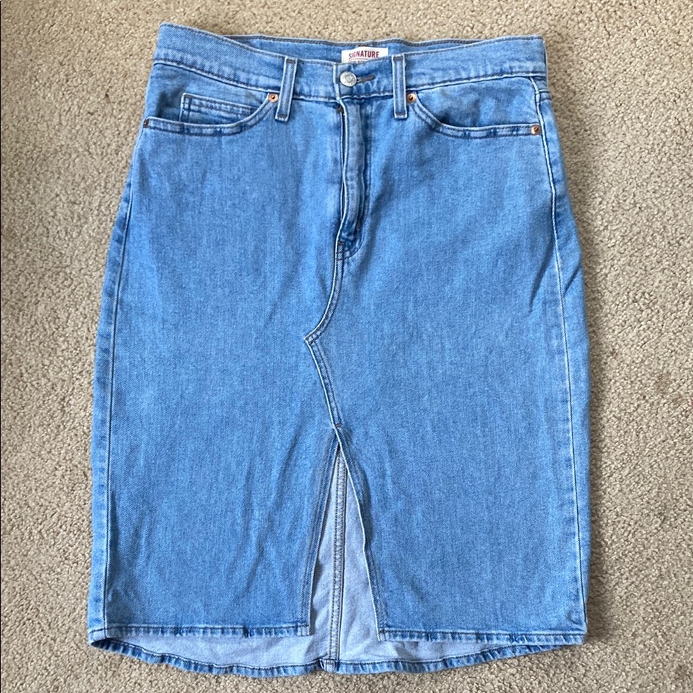 Denim Blue Skirt